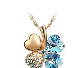 2011熱銷款XL 001水晶韓版幸福四葉草項鏈 價格、廠家與圖片全解析